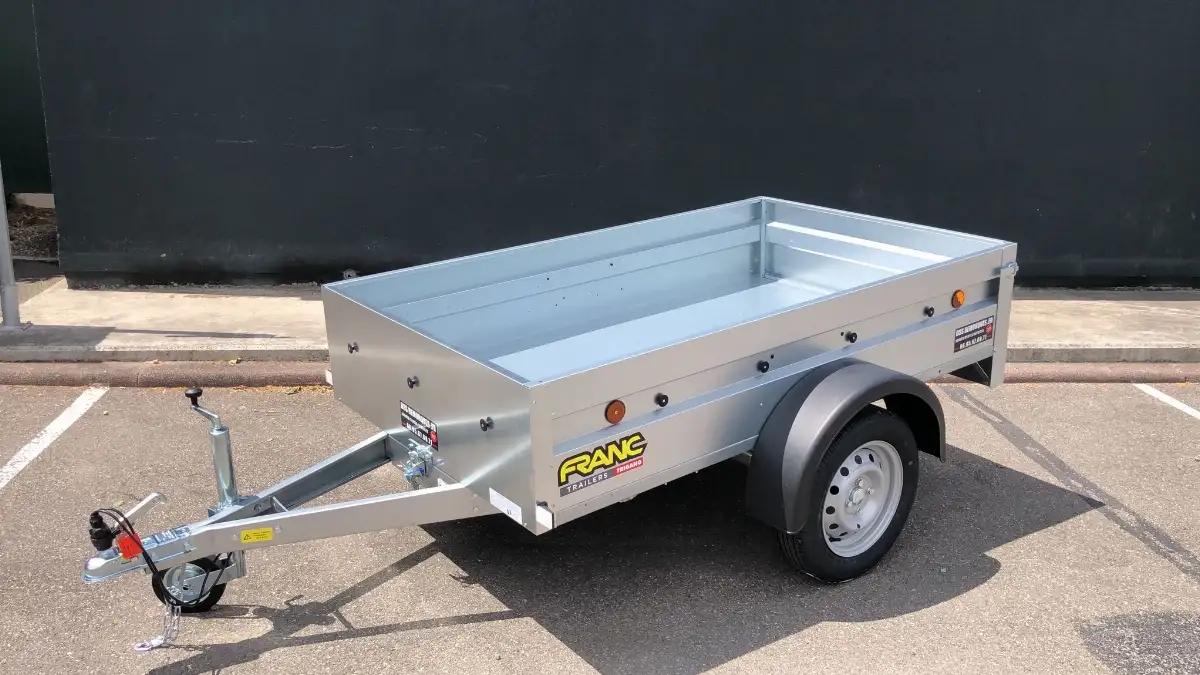 OFFRE EXCEPTIONNELLE DSS Remorque 195 x 115 x 35 cm  PLIABLE BASCULANTE
